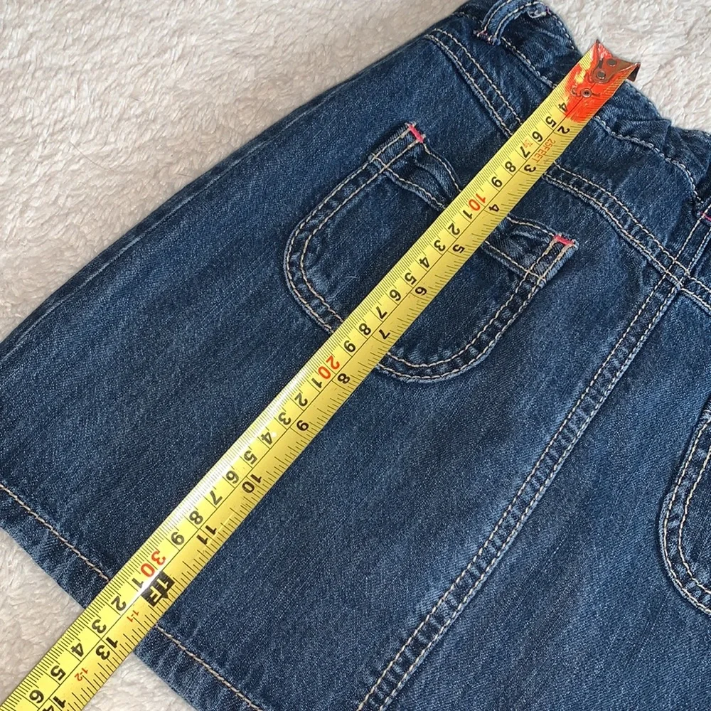 Gymboree Denim Skort/Skirt 8 EUC Jean Skort Adjustable Waist